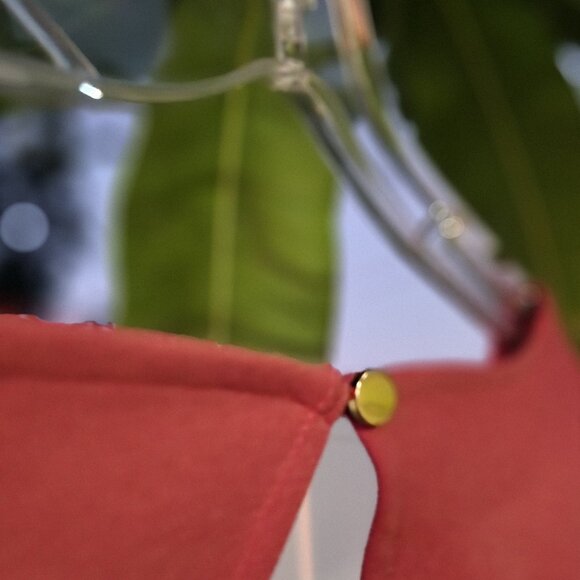 Buckle Willow & Root Backless Back Tie Crop Top Flowy Top XS- DUSTY ROSE PINK - Picture 4 of 5